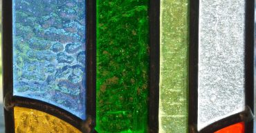 Fun forms stained glass tile