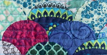 colourful clamshell patchwork