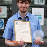 IMG_5783 Young man with award and certificate