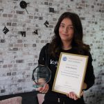 JordanBelcher5 Young woman with award