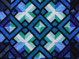magic tile blue patchwork