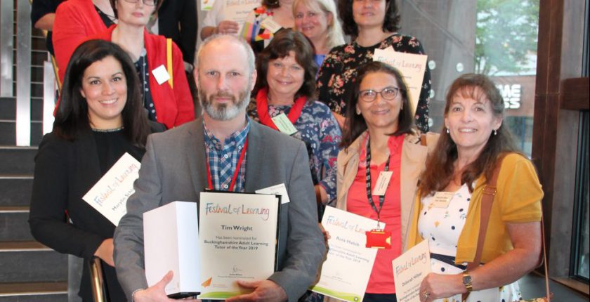 Group of tutors at Adult Learning Awards